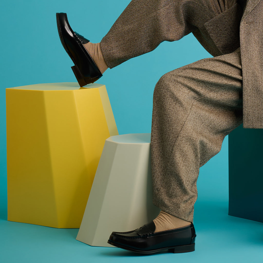 ＜ハルタ＞ウィメンズ コインローファー/ブラック