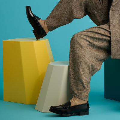 ＜ハルタ＞ウィメンズ コインローファー/ブラック