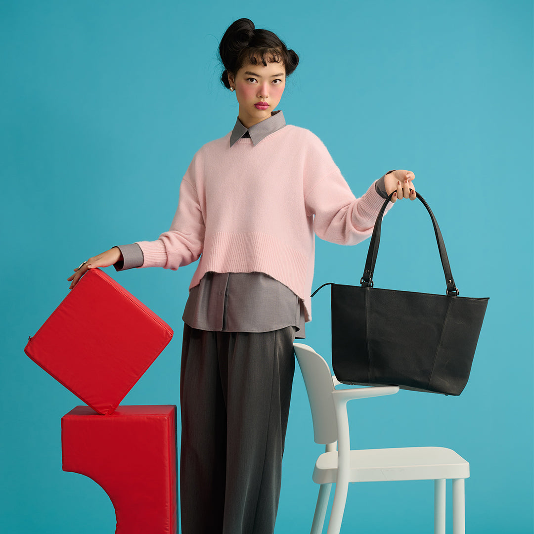 <enrio> Tote Bag Large / Black