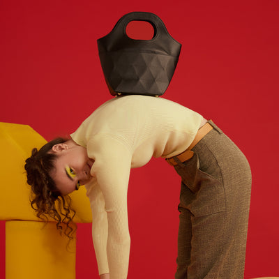 ＜Kolmio＞【VALO】01 2waytote/黑色×黑色