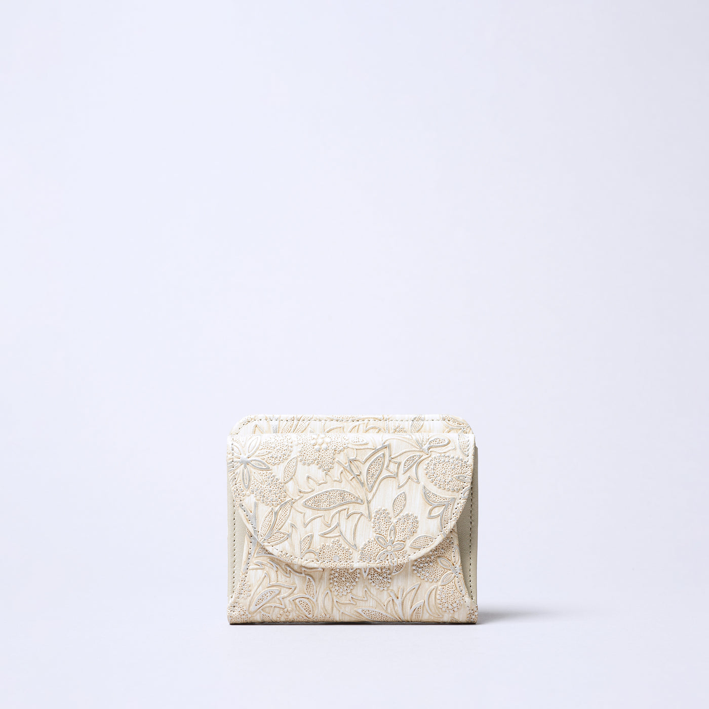 <ARUKAN> Claire Bi-Fold Wallet / Pearl White