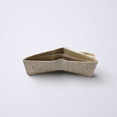 <ARUKAN> Claire Bi-Fold Wallet / Pearl White
