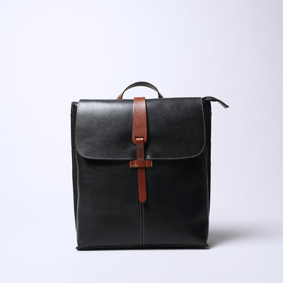 <Laisser Faire> Search Vegetable Tanned Combination Back Pack / Black