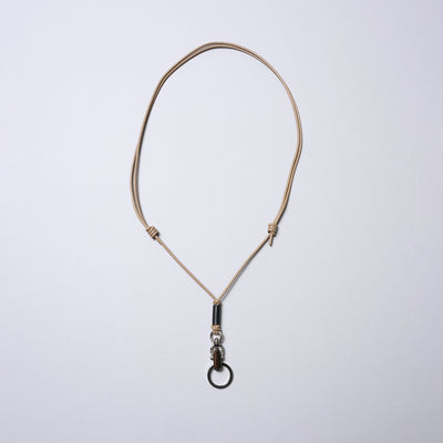 <SENTI FLATTER THE SENSES> Multi Leather Strap (Clip Hook) / Ivory