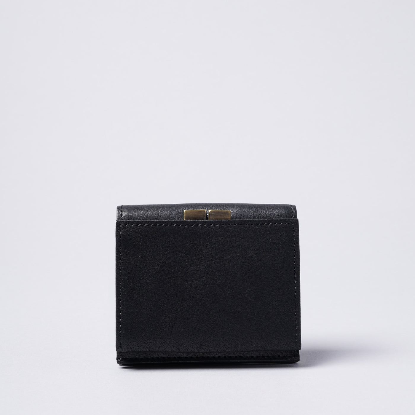 ＜SLOW＞bono -clasp mini wallet-/黑色