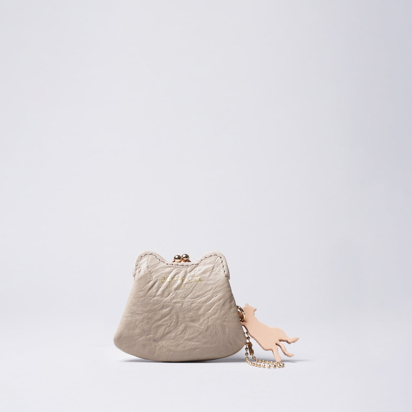 <aoneco> Micro Kiss Lock Pouch / Leaf