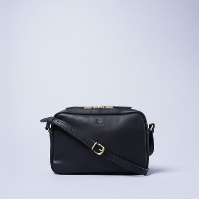 <kissora> Olive Tanned Leather Mini Shoulder / BRN