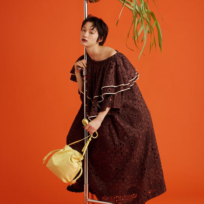 ＜キヨカワ＞ ZITA ショルダーポシェット/イエロー