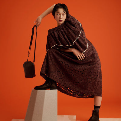 ＜コルミオ＞【VALO】02 POCHETTE/ブラック×ブラック