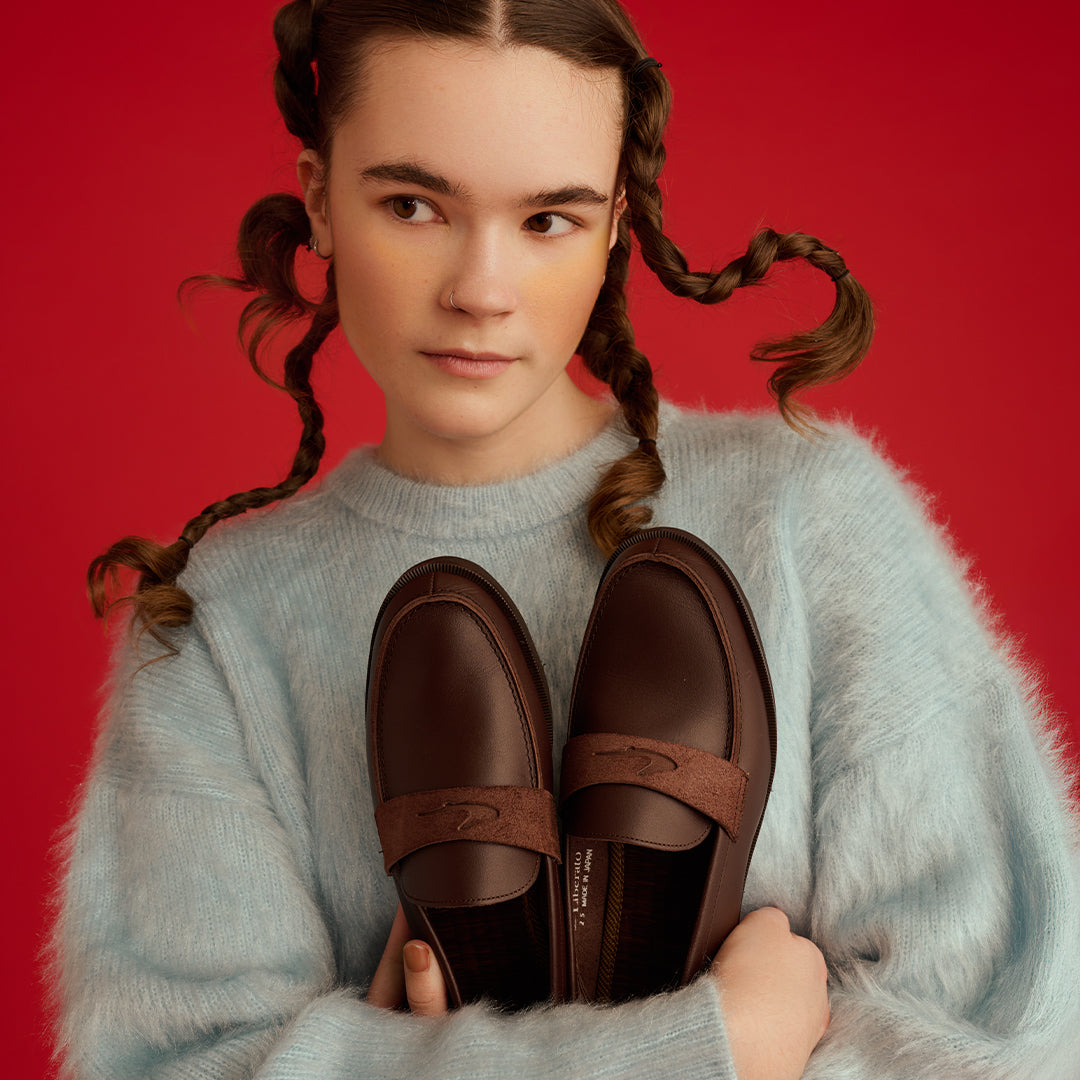 <Liberato>  4 Way Tatami Loafer Ladies’ / Dark Brown