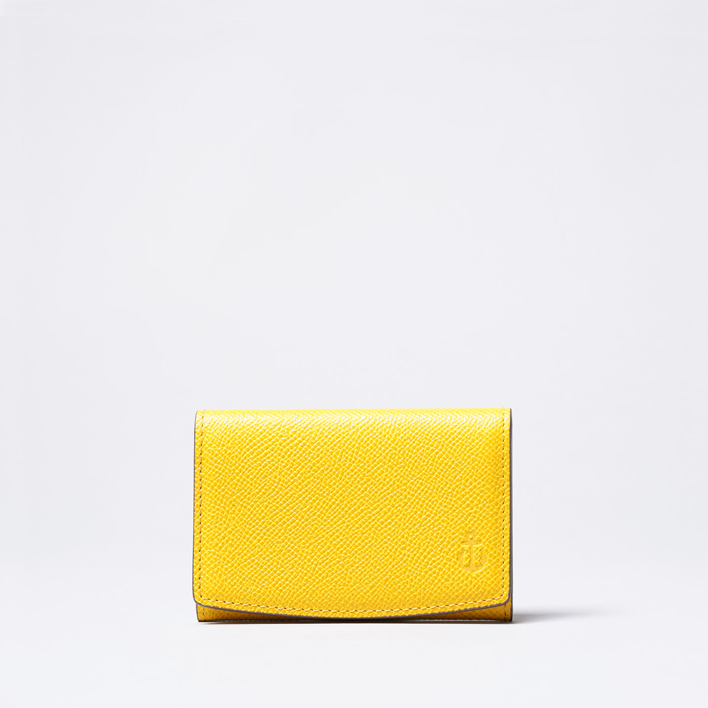 <kiichi> Shade Series Business Card Holder (Side Gusset) / Yellow