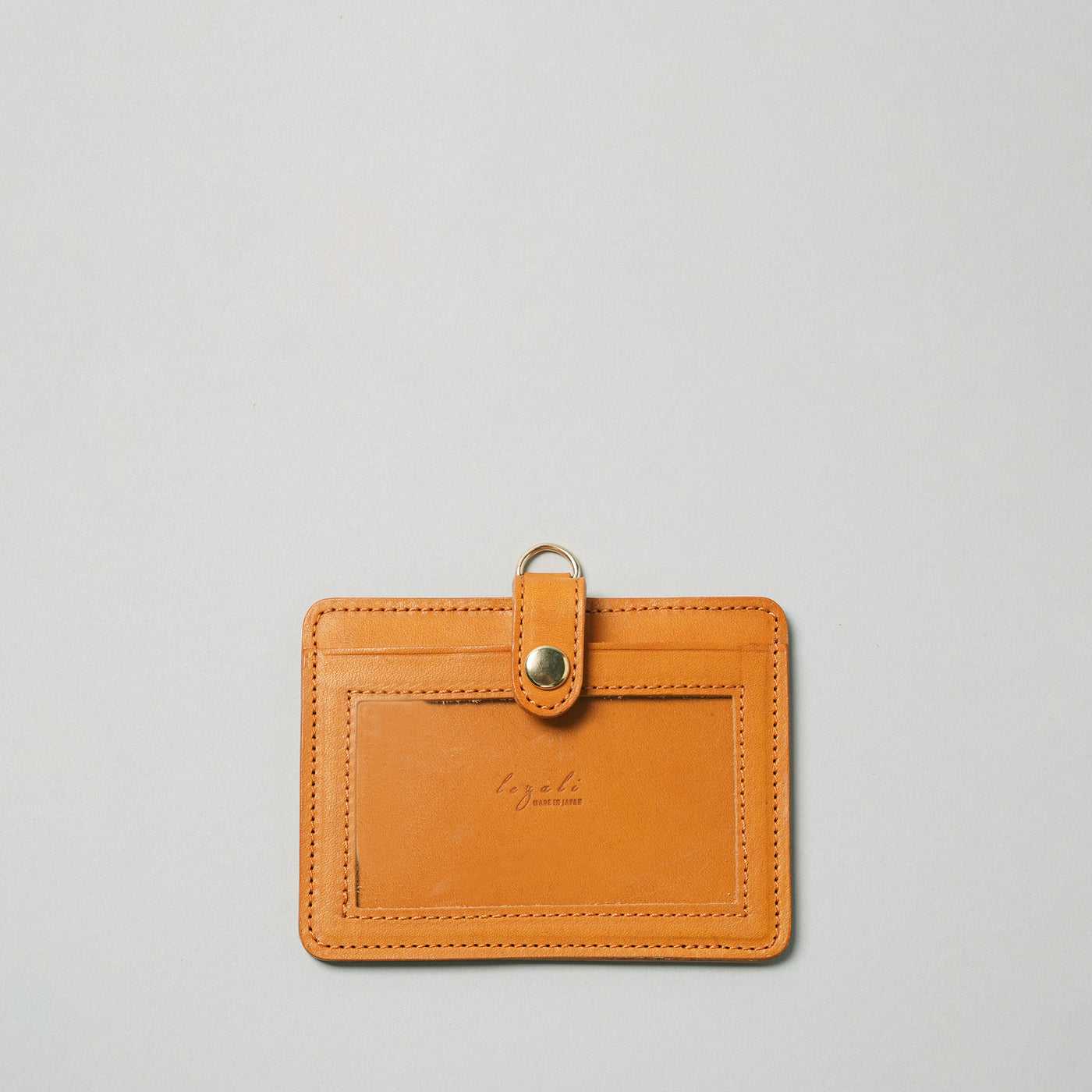 <lezali> Italian Leather ID Case (Horizontal) / Dark Green