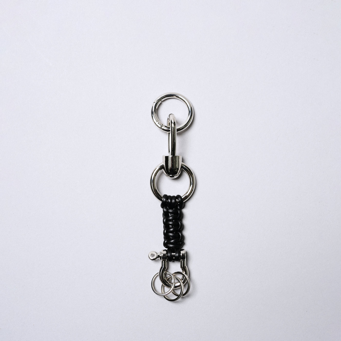 <SENTI FLATTER THE SENSES> Leather Blade Key Chain / Blue