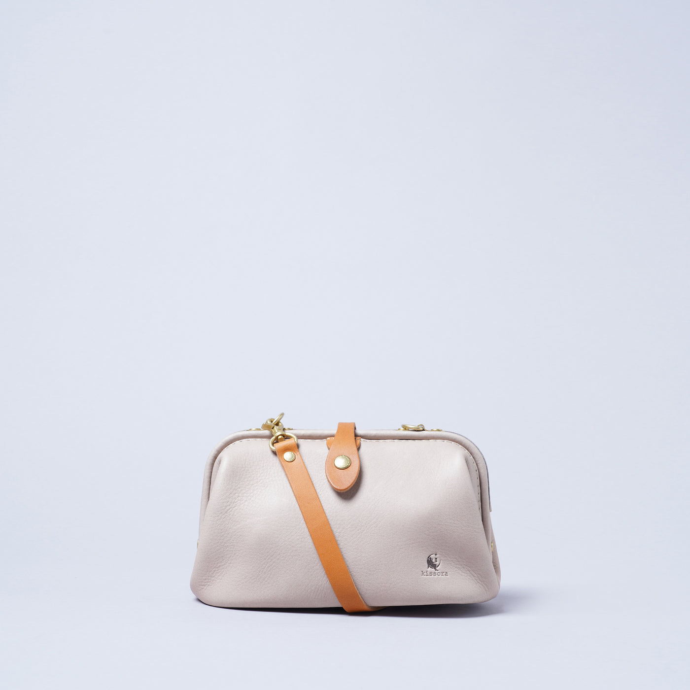 <kissora> Epika Shoulder Bag with Clasp Opening / Green