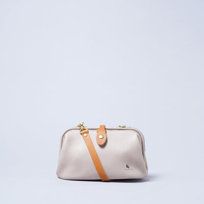 <kissora> Epika Shoulder Bag with Clasp Opening / Green