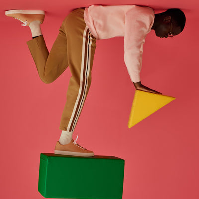 ＜TOSS> Chester lace-up leather sneakers,  Tanned Tochigi leather / natural