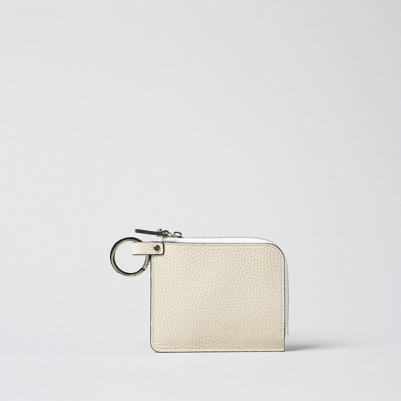 ＜kobe leather＞Mini wallet / Ivory