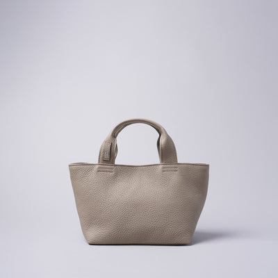 <LEZALI> Embossed Leather Mini Tote / Sky