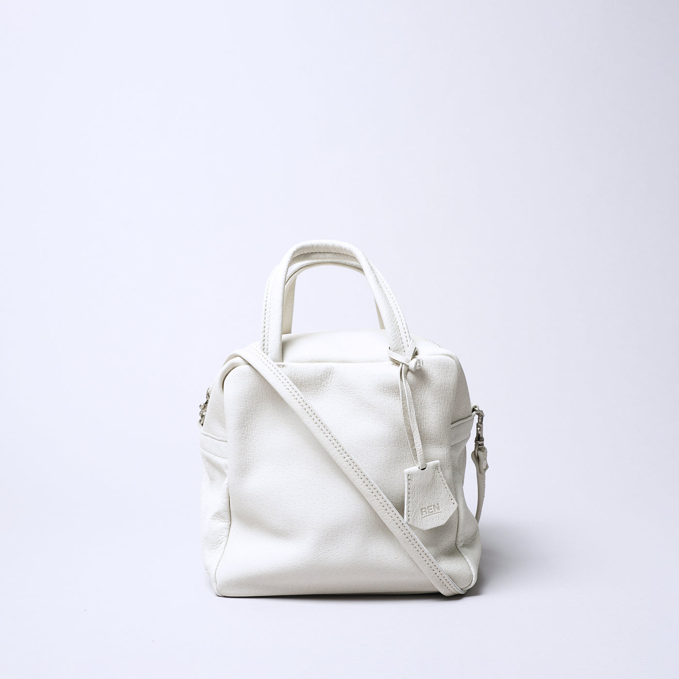 <REN> Hallie 2 Way Cube Crossbody / Oatmeal