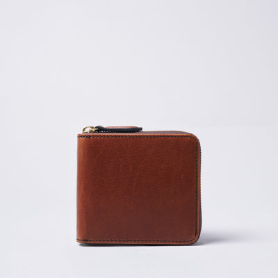 <SLOW> herbie -round short wallet-/Oak