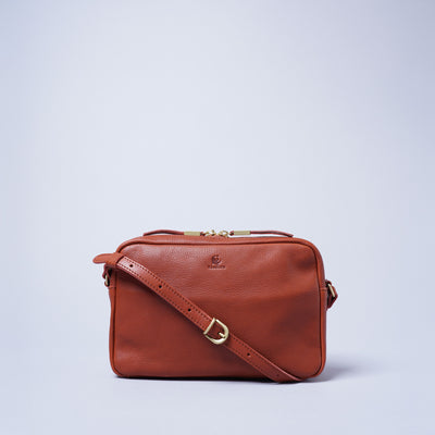 <kissora> Olive Tanned Leather Mini Shoulder / CAM