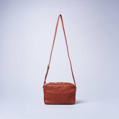 <kissora> Olive Tanned Leather Mini Shoulder / CAM