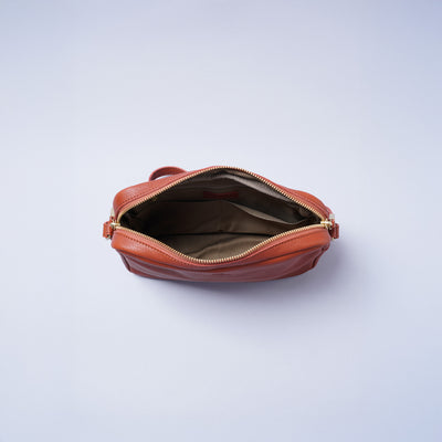 <kissora> Olive Tanned Leather Mini Shoulder / CAM