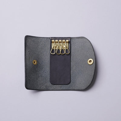 <minca> Leather Key Case 02 / Black