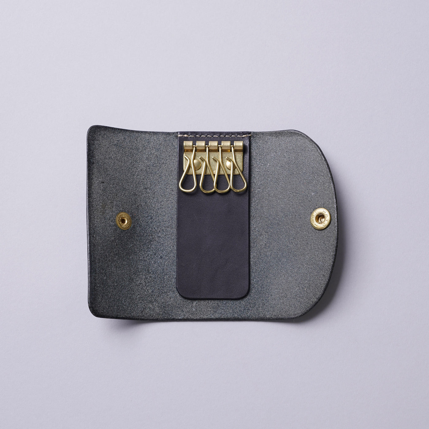 <minca> Leather Key Case 02 / Chocolate