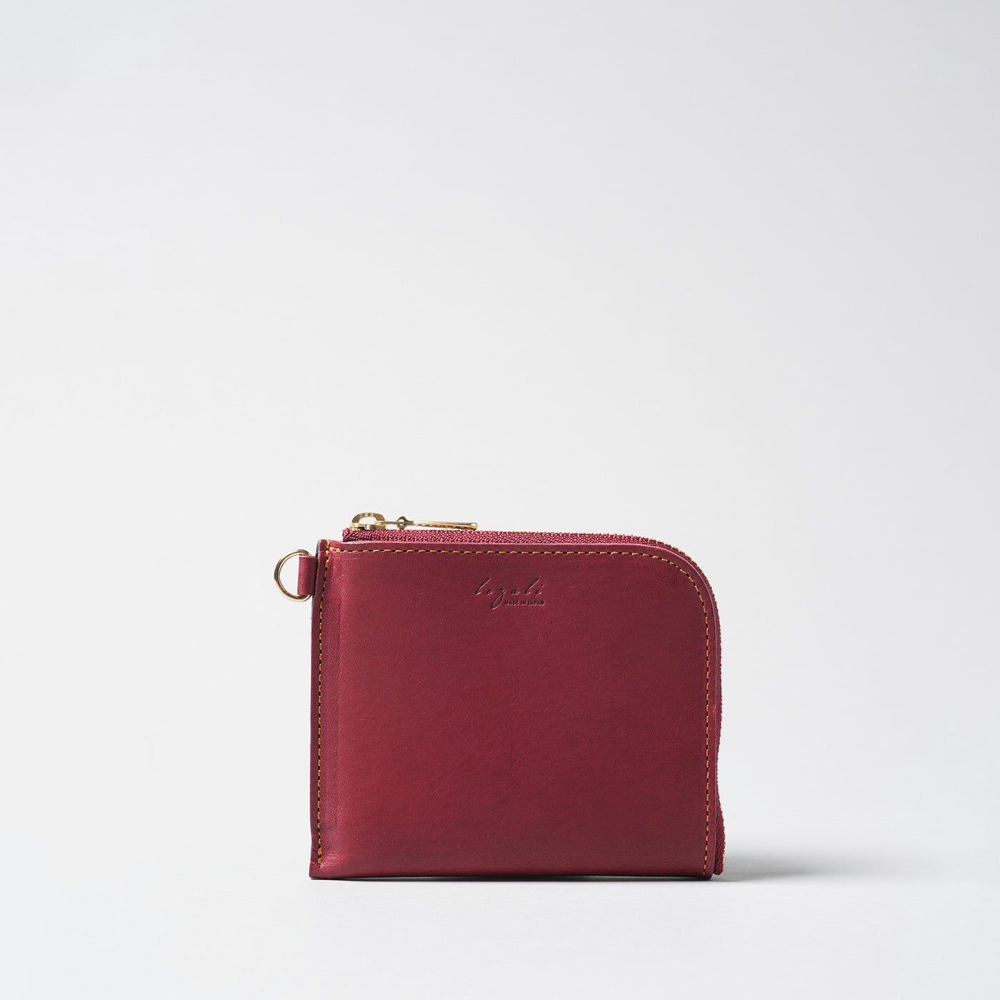 <lezali> L-ZIP Mini Wallet / Camel Yellow