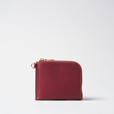 <lezali> L-ZIP Mini Wallet / Rasberry