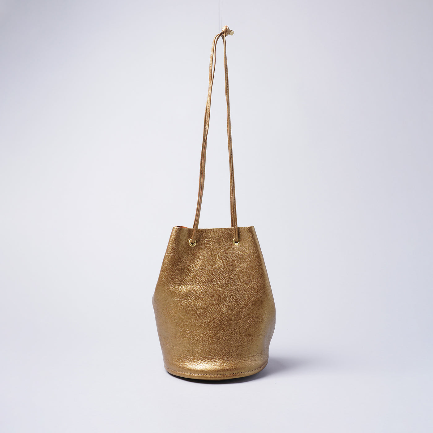 <Annak> Draw String Shoulder Bag / Gold