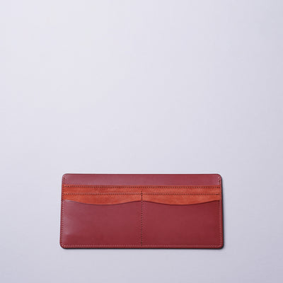 <ASUMEDERU> Simple Long Wallet/ Red