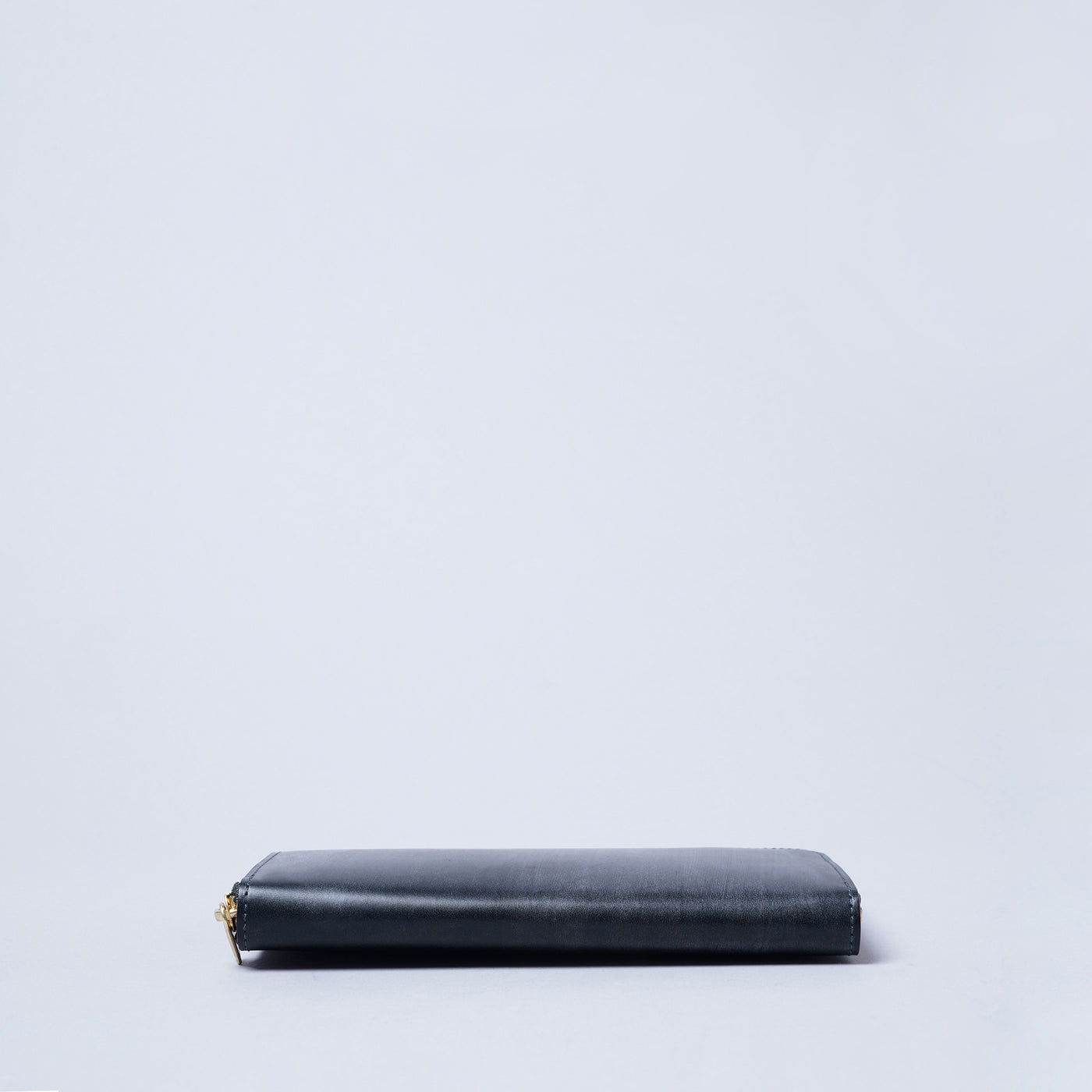 <CRAFSTO>  Bridle Leather Round Zip Long Wallet / Black