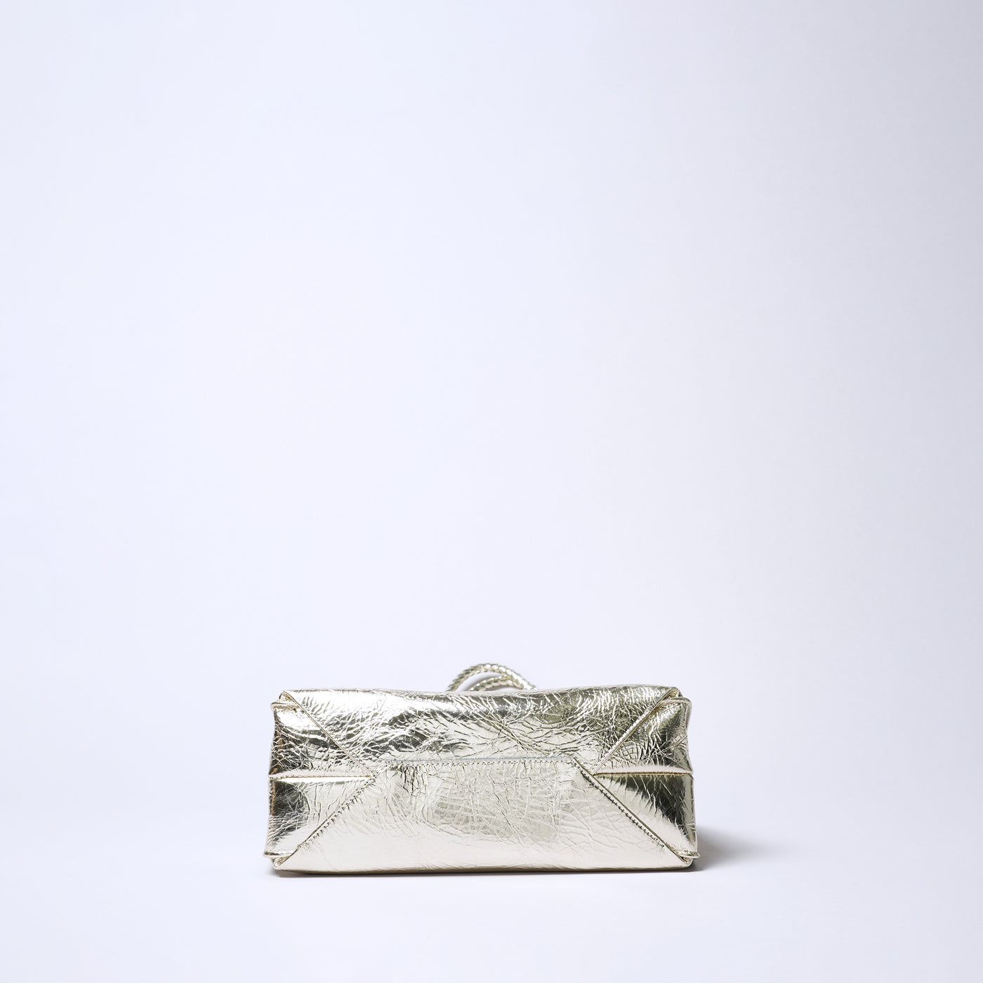 ＜Coquette＞皮革托特包（shiny）/金色