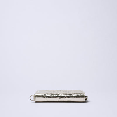 <Coquette> Round Mini Wallet (Shiny) / Gold x Pink