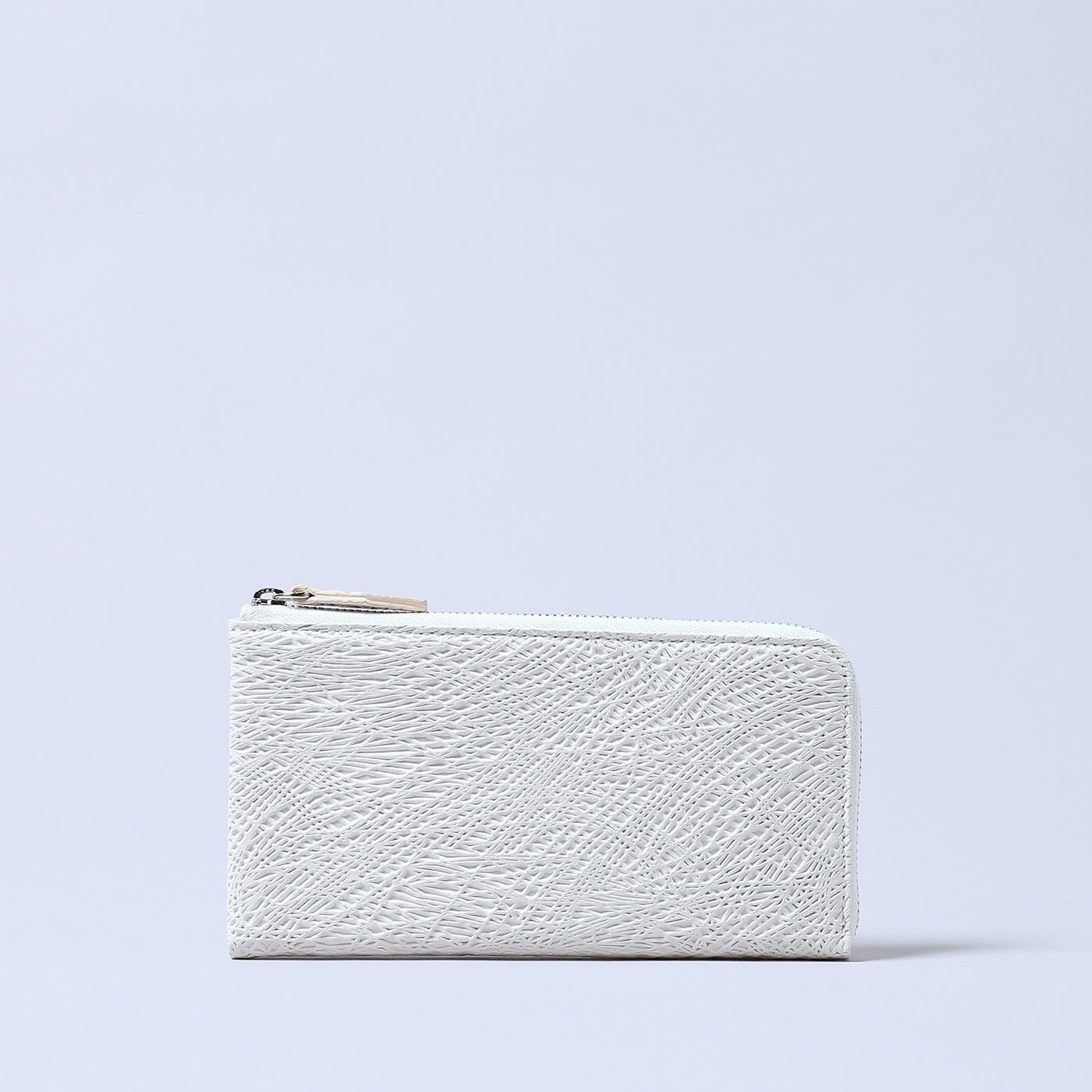 ＜Coquette＞Lzip Wallet 波紋/銀色