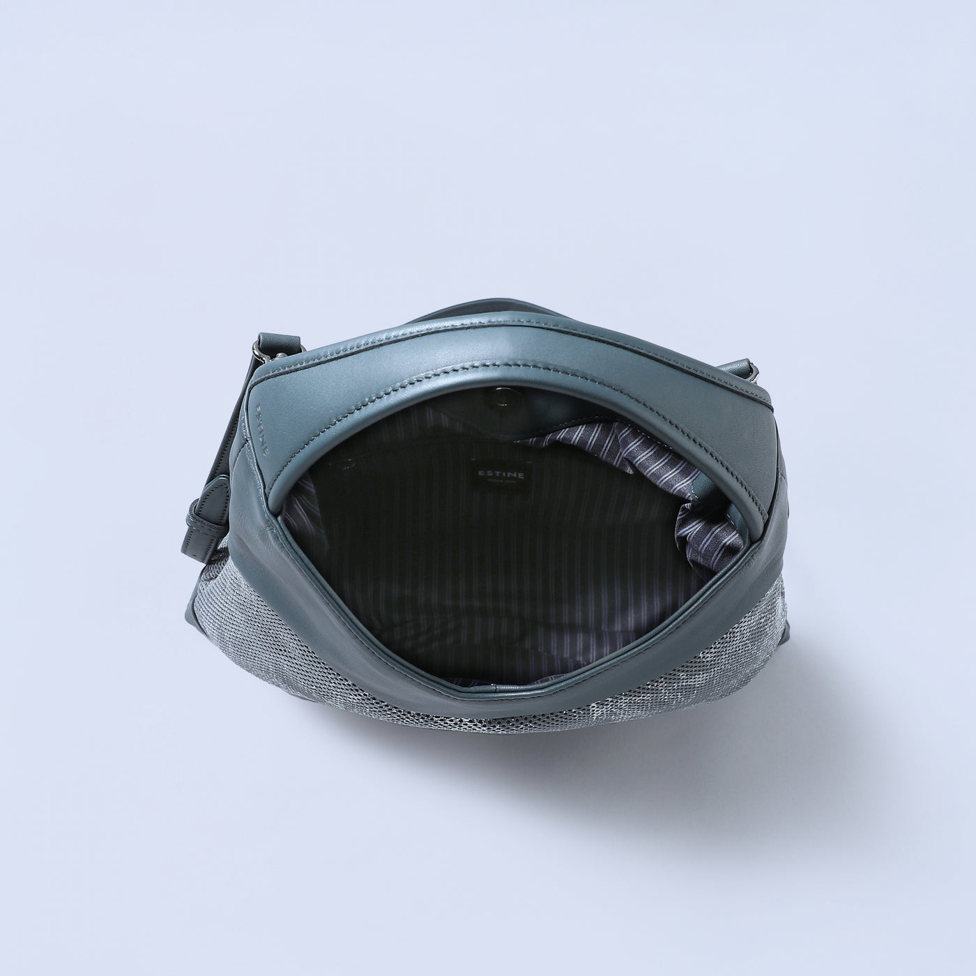 ＜ESTINE＞Oblique系列 兩用型肩背包/黑色