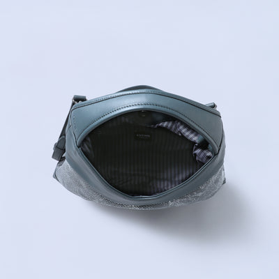 ＜エスティーヌ＞オブリークシリーズ 2WAYショルダーバッグ/グレー