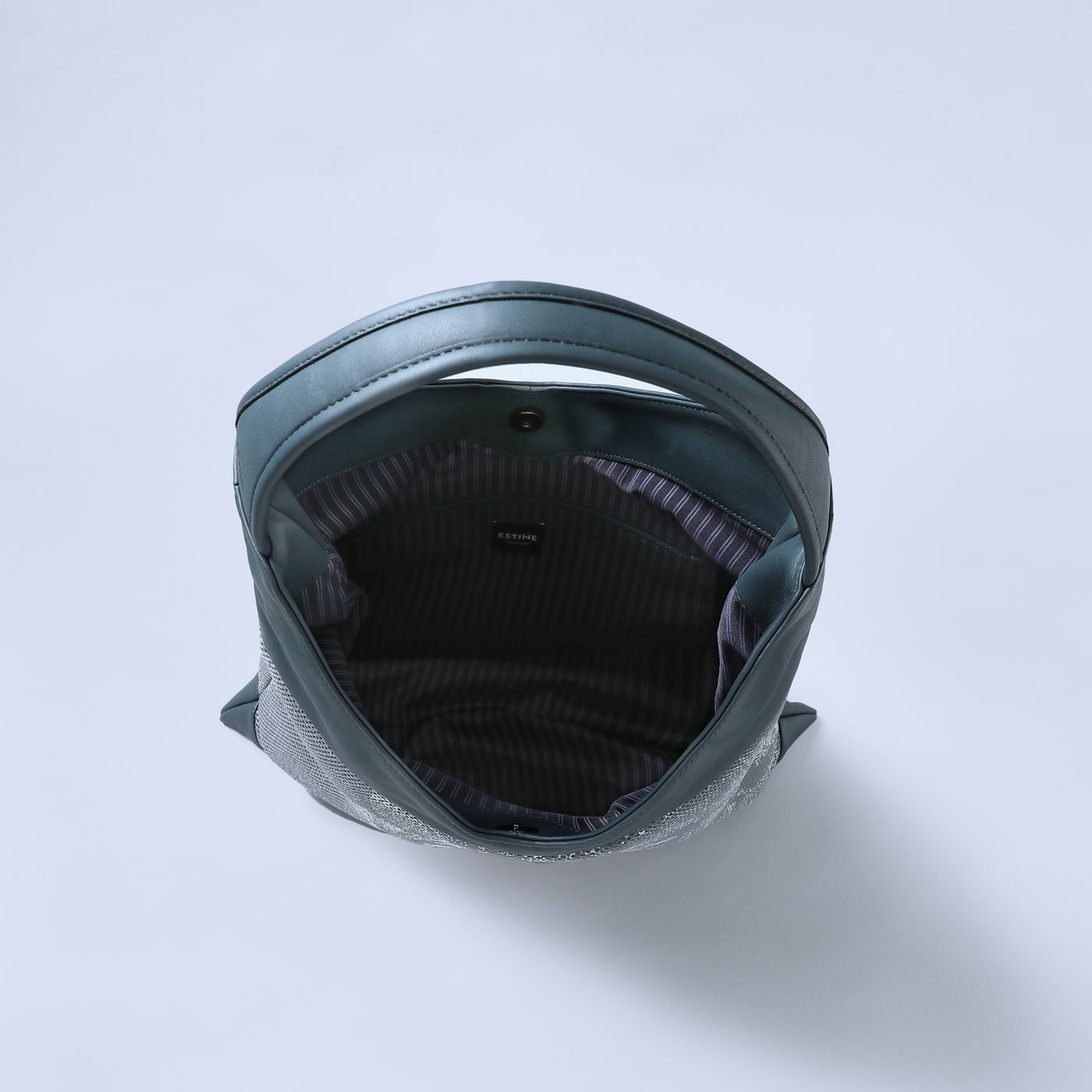 ＜エスティーヌ＞オブリークシリーズ トートバッグ/ブラック