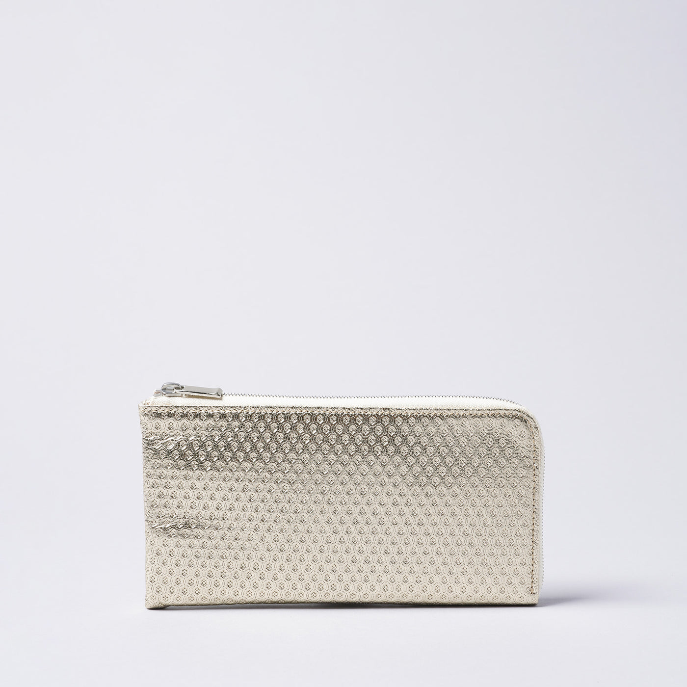 <Nomura Seisakusho> L Zipper Long Wallet (Spike Embossed) / Pink