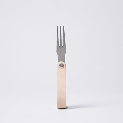 ＜HIKER＞Cutlery/fork/天然皮革色