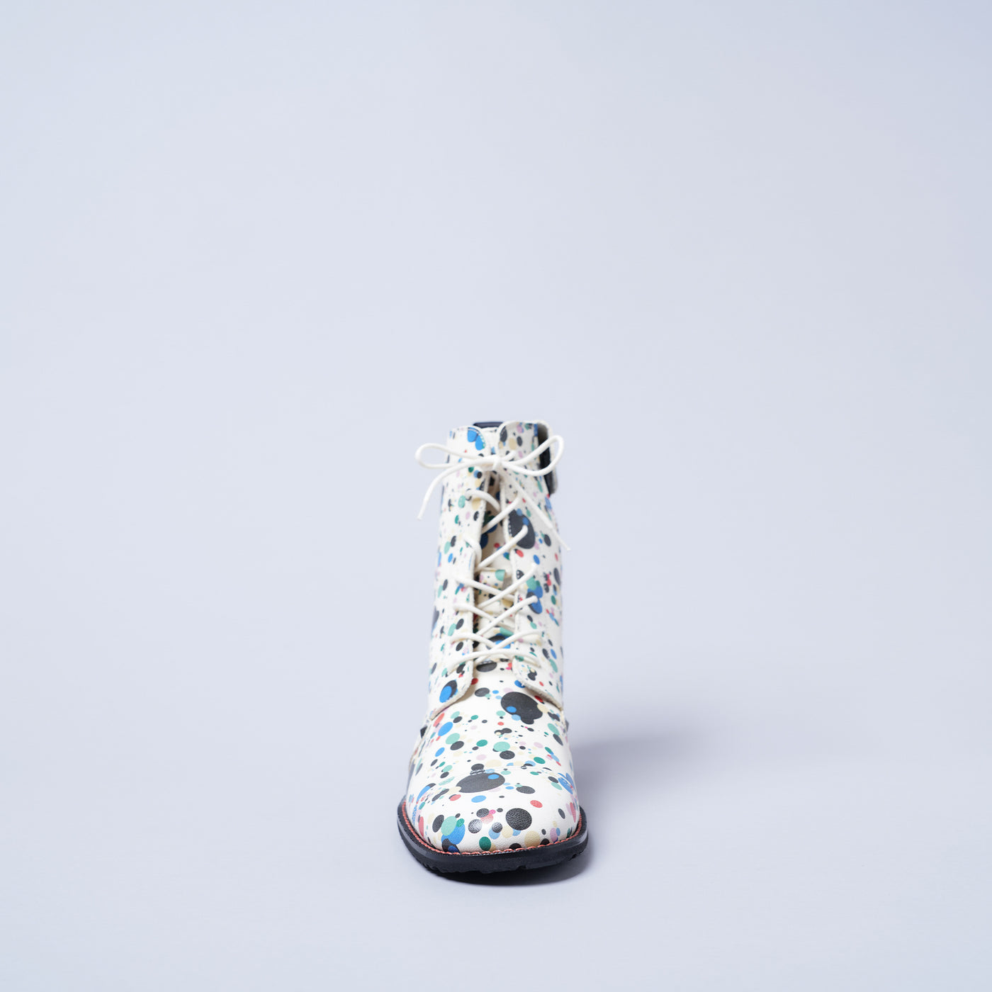 ＜クツネ＞LAST FLOWER BOOTS/リバティドット(マルチ)