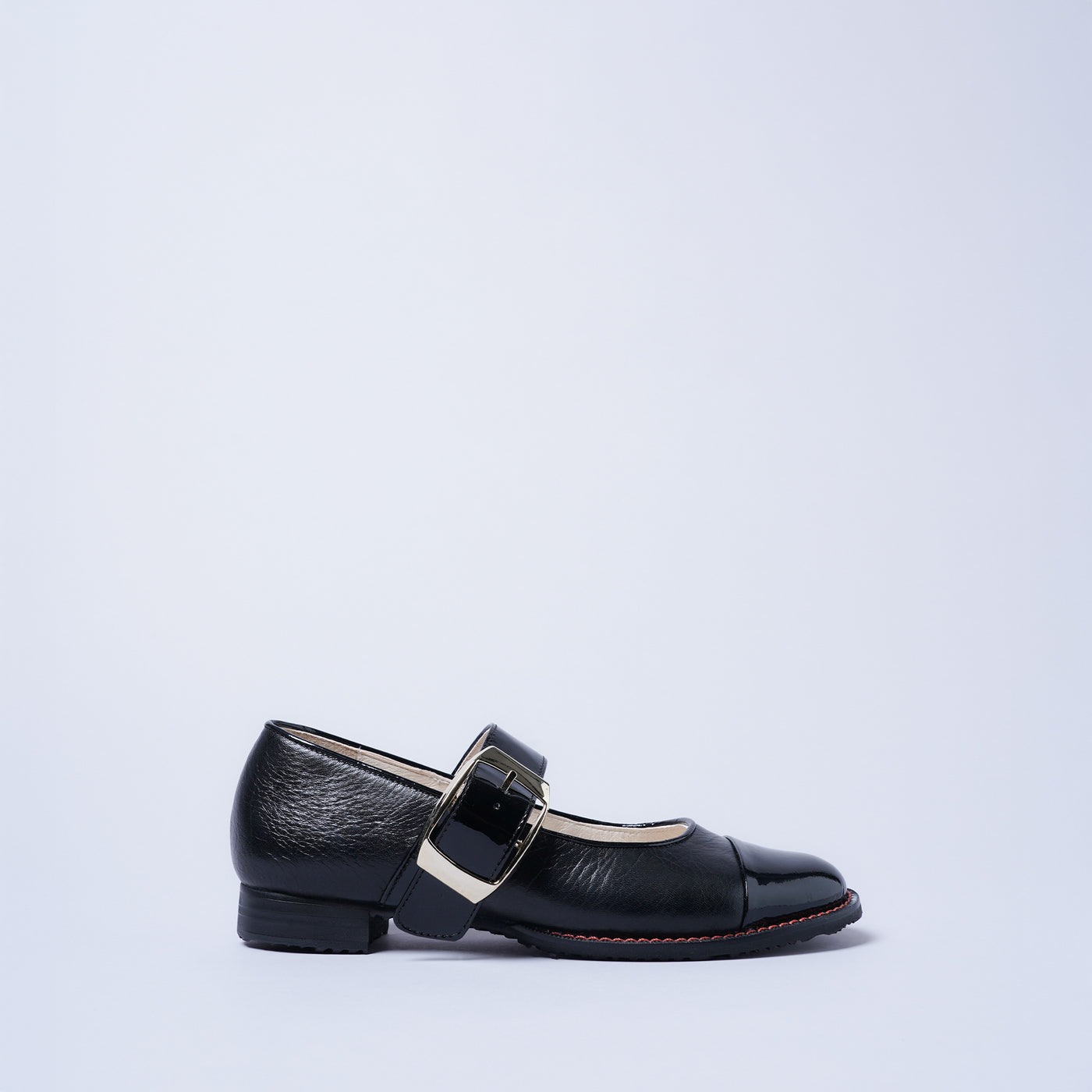 <KUTSUNE> BIG BIJOU PUMPS / Black
