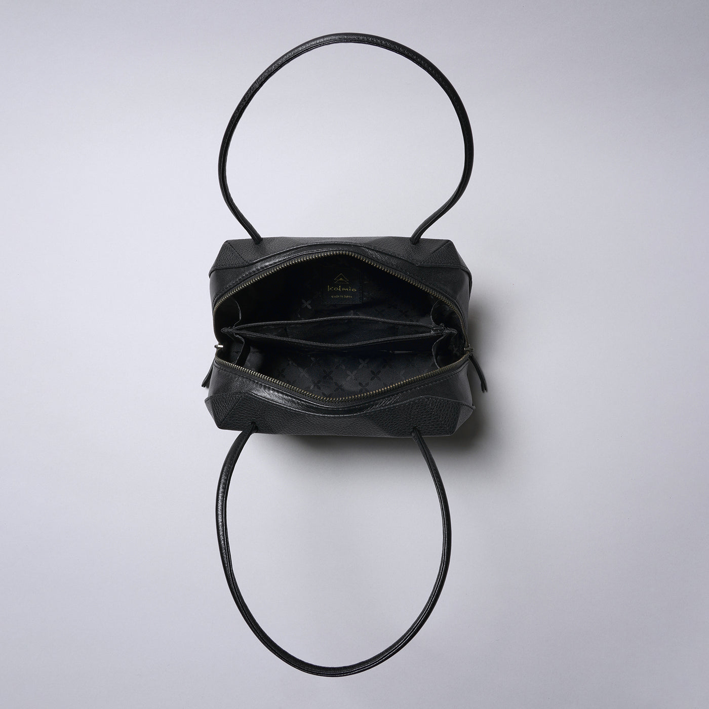 ＜Kolmio＞【VALO】07 MINIBOSTON/黑色×黑色