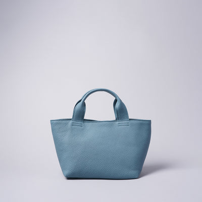 <LEZALI> Embossed Leather Mini Tote / Taupe