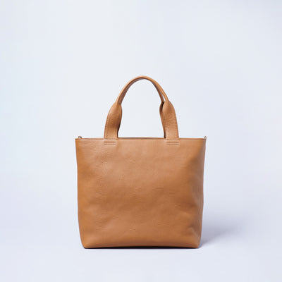 <LEZALI> Embossed Leather A4 Tote / Taupe