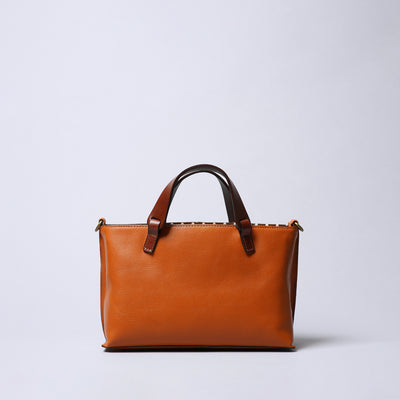 <Laisser Faire> Search Vegetable Tanned Combination 2 Way Shoulder Bag / Camel