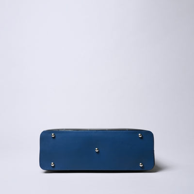 ＜リアルマインド ブラックレーベル＞プリマボルサ ブガッティ型トートバッグ/チョコ