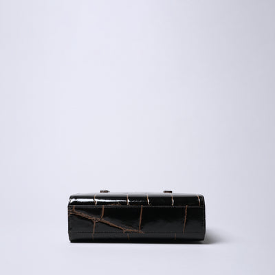 ＜リアルマインド ブラックレーベル＞プリマボルサ ハンドバッグ/チョコ